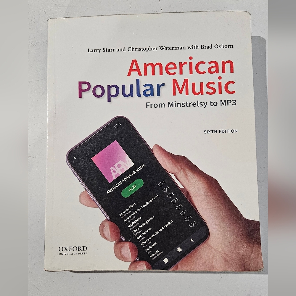 American Popular Music : From Minstrelsy to MP3 Paperback